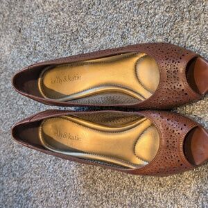 Kelly And Katie Open Toe Heels